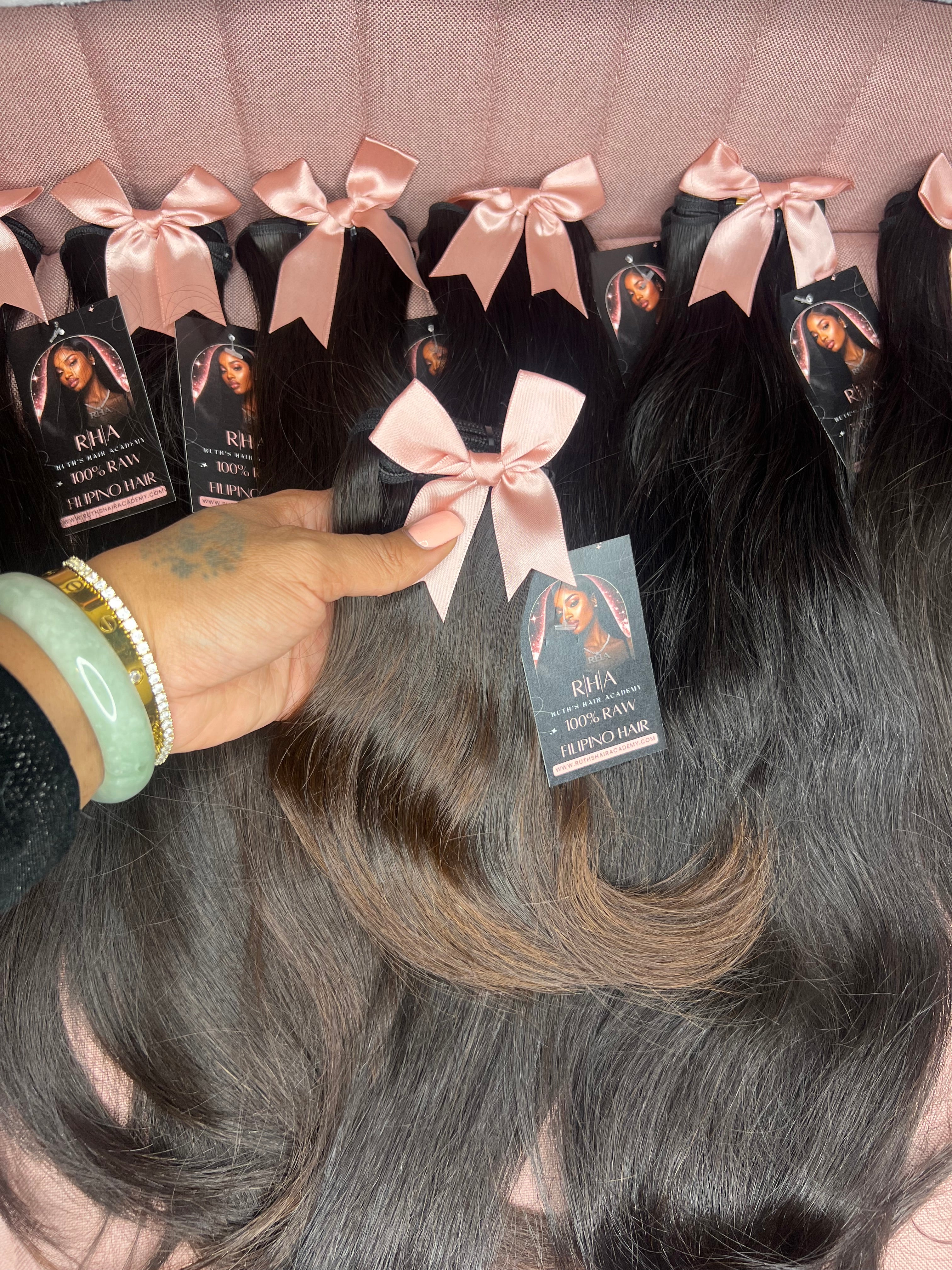 The Sleek Set - Raw Filipino Hair | 3-Bundle Set
